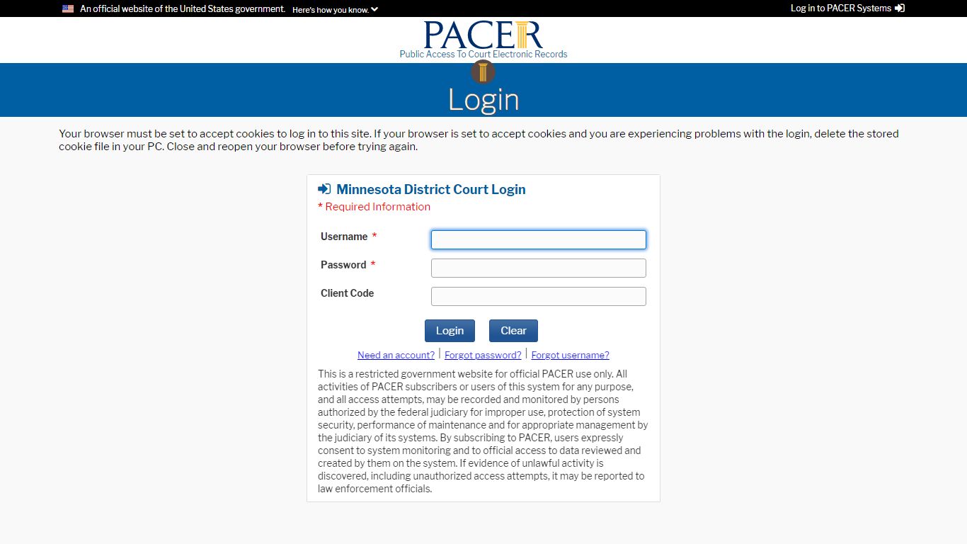 CM/ECF - District of Minnesota - Live